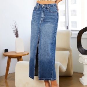 Denim maxi skirt KanCan